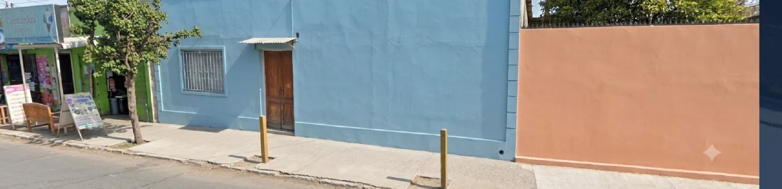 El mismo muro pintado después de la jornada